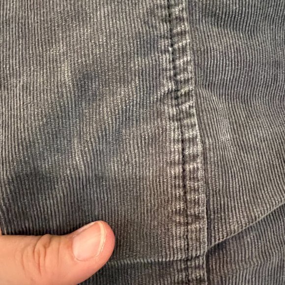 Anthropologie Pilcro Stet Cropped Grey Midrise stretch cords size 30 - Picture 3 of 9